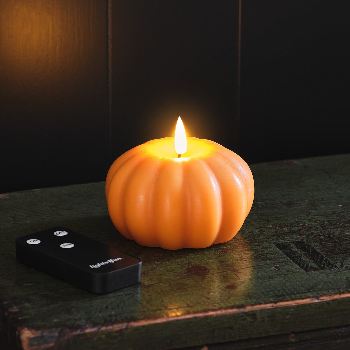 TruGlow® Pumpkin LED Candle