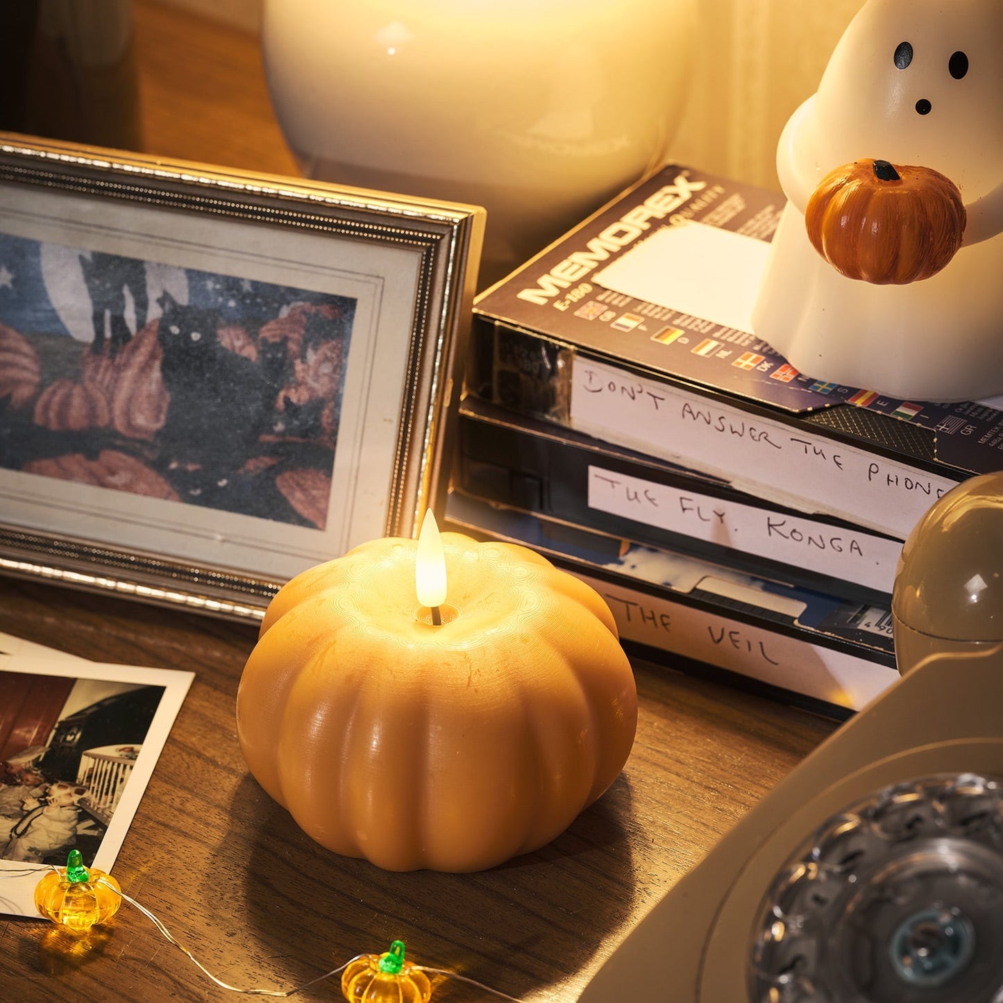 TruGlow® Pumpkin LED Candle