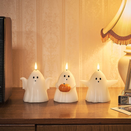 TruGlow® Ghost LED Candle Trio