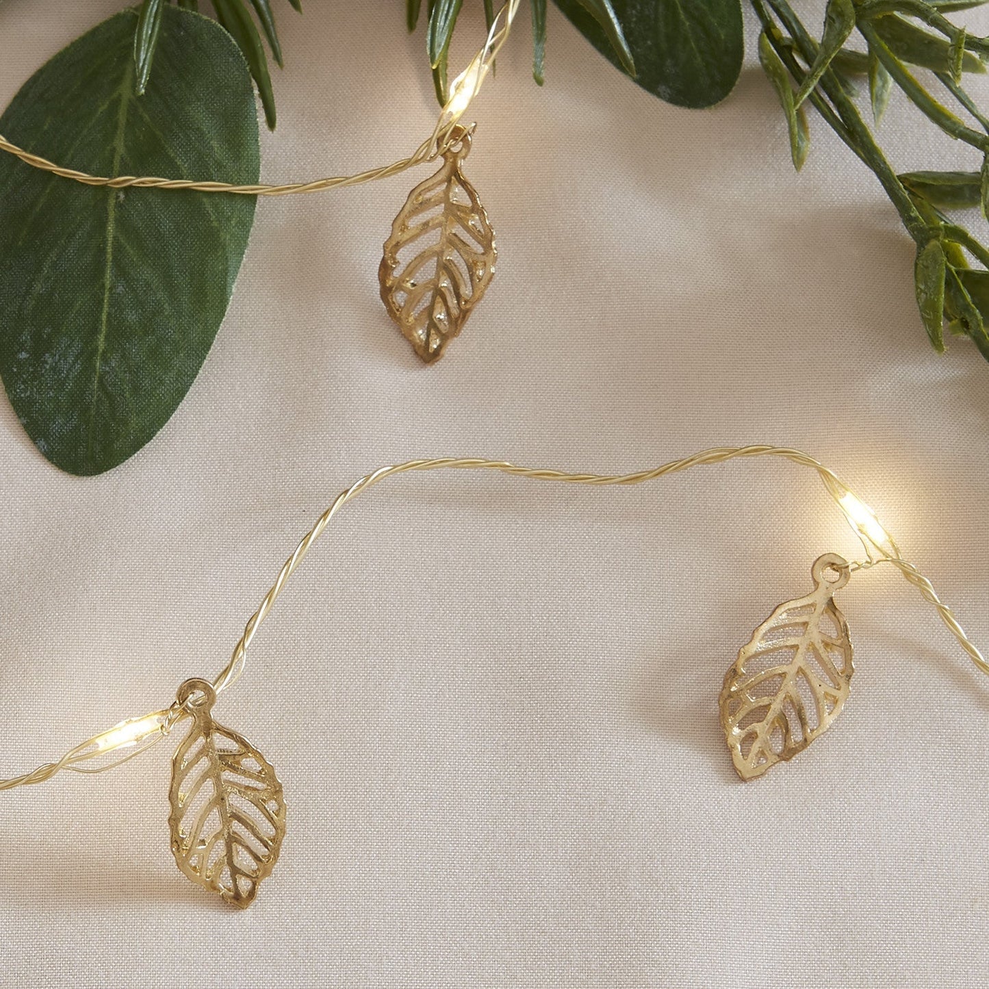 20 Gold Leaf Micro Fairy Lights